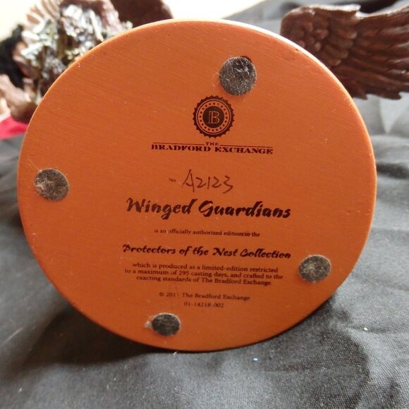 The Bradford Exchange “Winged Guardians” Bald Eagle Sculpture - Picture 8 of 9